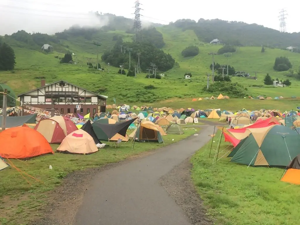 Fuji Rock Festival Pyramid Garden Campsite