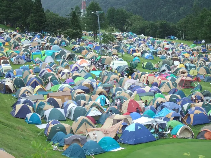 Fuji Rock Festival Main Campsite