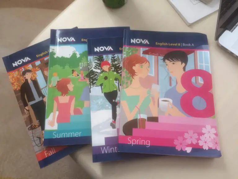 Nova Level 8 textbooks