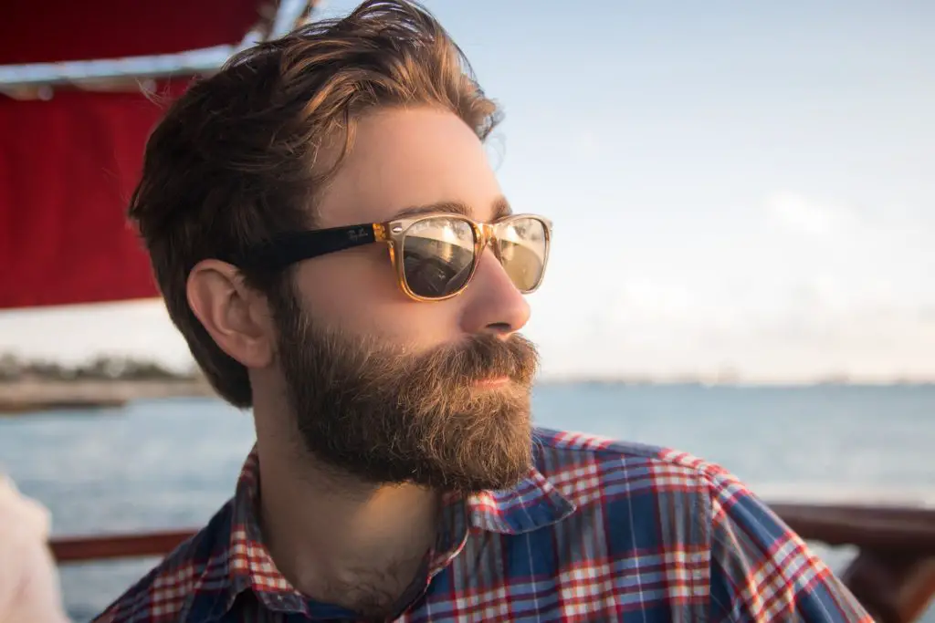 Bearded with shades